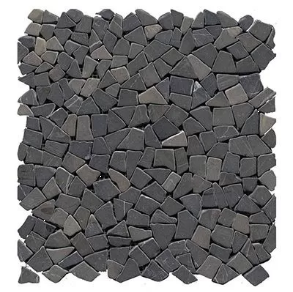 Paradise Minibroken Edge Negro - stone tile